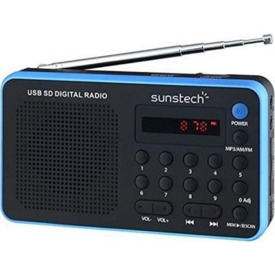 SUNSTECH Radio transistor  RPDS32BL Bleu -  -