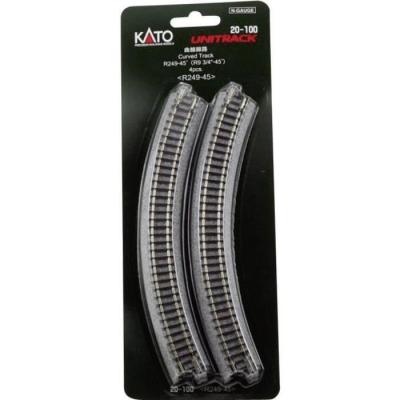 NOCH Kato Rail Courbe 7078100 (N) Unitrack 4 pc(s)