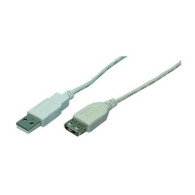 DIGITUS LogiLink USB 2.0 5m 0.5m USB A USB A M&acirc;le Femelle Gris c&acirc;ble USB