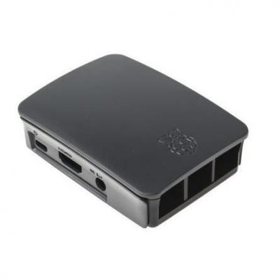 RASPBERRY PI&REG; Raspberry Pi RPI3CASE-BG -&nbsp;Bo&icirc;tier PC &Eacute;tui pour&nbsp;Mod&egrave;le B&nbsp;&nbsp;Noir/Gris
