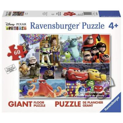 DISNEY  Pixar Puzzle Sol G&eacute;ant 60 pi&egrave;ces 