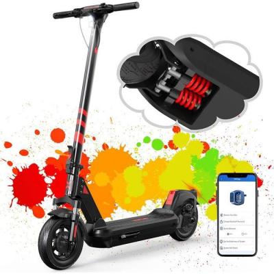 RCB Trottinette &eacute;lectrique adulte pliable  TECH R10S - Batterie 48V 16.8Ah Pneus 10 APP 1000W Peak 45 km/h Rouge 