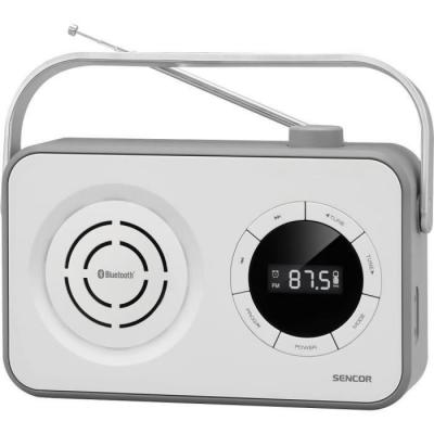 SENCOR R&eacute;cepteur radio portable PLL FM avec BT, USB, Micro SD et AUX -  - SRD 3200 W 