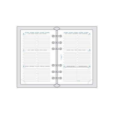EXACOMPTA Recharge Organiseur Exatime 17 recettes-d&eacute;penses 47 feuillets