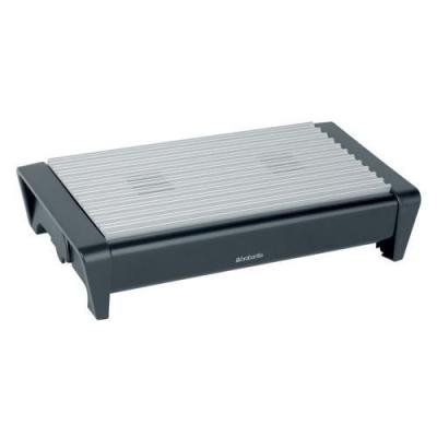 BRABANTIA  Chauffe-plat, 2 bougies - Matt Black with Grey Grille