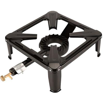 RIBIMEX  - R&eacute;chauds gaz 4 pieds en acier 1 bruleur en fonte 7000 w