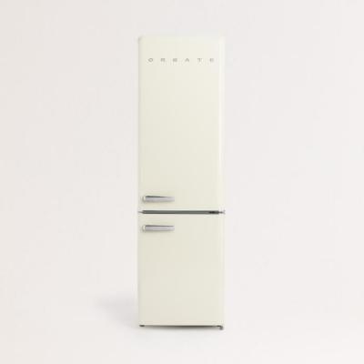 CREATE R&eacute;frig&eacute;rateur 244L Cr&egrave;me Fridge Stylance 