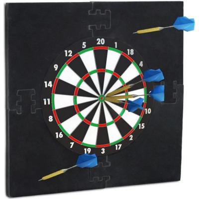 RELAXDAYS Anneau de protection  R6 pour cible 45 cm EVA r&eacute;cup&eacute;rateur 71&times;71&times;3 cm noir 
