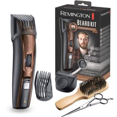 REMINGTON Tondeuse Barbe  MB4045 - Lames Auto-Aff&ucirc;t&eacute;es Titanium Sabots Ajustables Batterie Lithium 