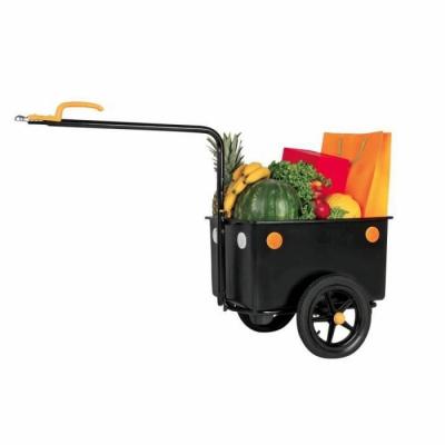 NEWTON BIKE Remorque de v&eacute;lo utilitaire maxitrailer avec roues fixation tige de selle 60 L Guilera