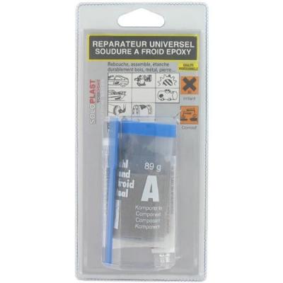 SOLOPLAST  - R&eacute;parateur universel soudure &agrave; froid epoxy 125g