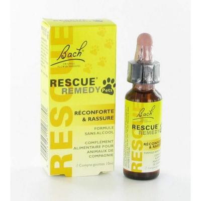 RESCUE FLEURS DE BACH  pets compte gouttes flacon 10ml