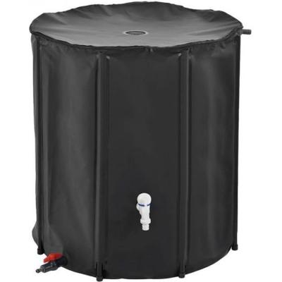 LINXOR R&eacute;servoir souple, r&eacute;cup&eacute;rateur d'eau de pluie pliable - 200 L - Noir