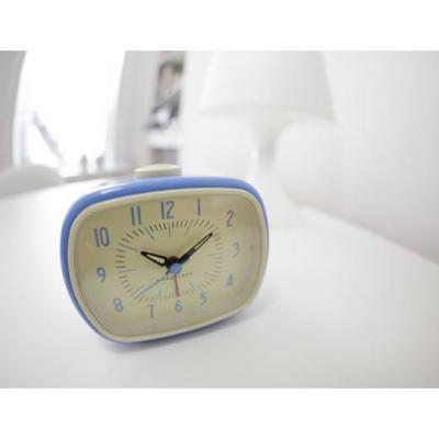 GENERIQUE Kikkerland - Retro Alarm Clock + Blue (AC08-BL-EU)