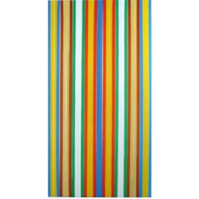 Rideau de porte Antilles en poly&eacute;thyl&egrave;ne - 90x200 cm - multicolore
