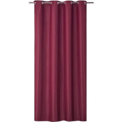 Rideau Occultant Uni Grande Largeur Rouge 240 x 260 cm - Rouge