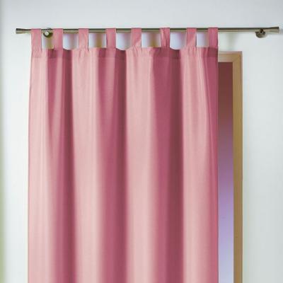 Rideau passants - ESSENTIEL - 140x260 - Rose - Occultant