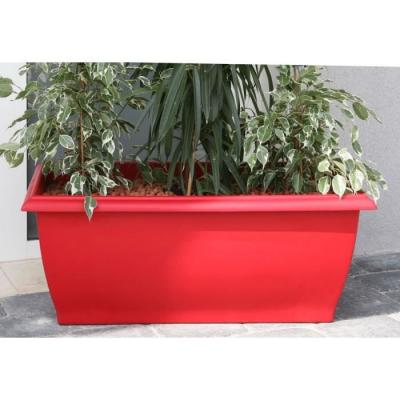 RIVIERA  Jardini&egrave;re  Evolution - 80 x 40 x H 32 cm - 64 L - Rouge