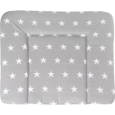 ROBA Matelas &agrave; Langer Rev&ecirc;tu PU 'Little Stars' -  - 85x75 cm - Gris etoiles 