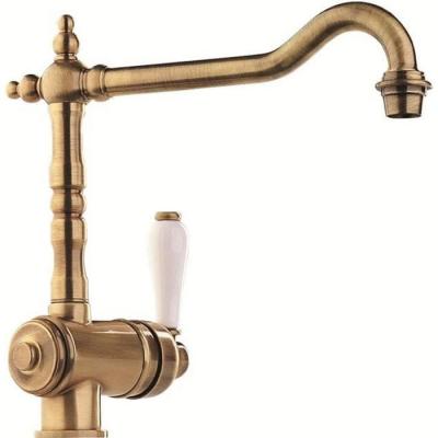 CUISISSIMO Robinetterie cuisine MITIGEUR R&eacute;tro Vieux Bronze CRBME005
