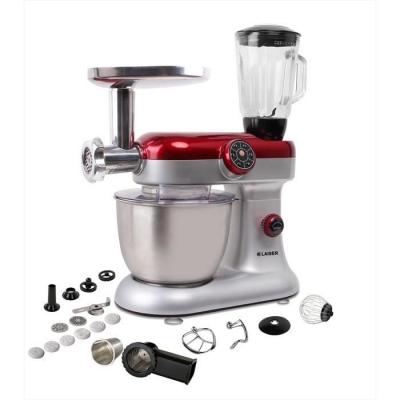 KLAISER Robot P&eacute;trin P&acirc;tisser Multifonctions Kitchen MIX KM284MEX Professional avec Machine &agrave; p&acirc;tes et Kit Tranchoir / R&acirc;pe -Puissance 1000W 