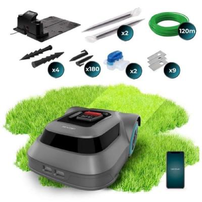 CECOTEC  Robot Tondeuse &agrave; Gazon Conga Grasshopper 500 Map Connected