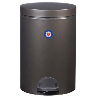 ROSSIGNOL  - Poubelle de cuisine &agrave; p&eacute;dale 14L elora - Gris fonc&eacute;