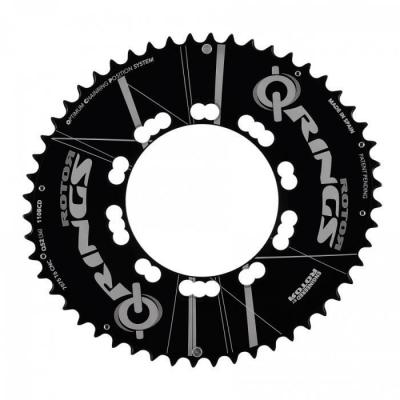 ROTOR  Mixte Q 50at - Bcd110x5 Plateau pour v lo, Noir, 50T EU