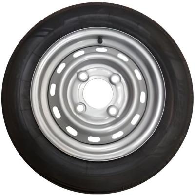 MAXTER Roue de Remorque 135/80x13 - 4 Trous 130 mm - D&eacute;port 20 