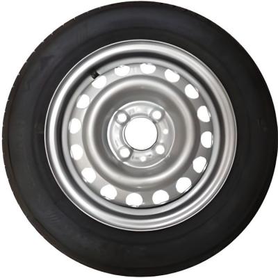 MAXTER  &ndash; Roue de remorque 155/70x13 &ndash; Charge maximale 387 kg &ndash; Entraxe 98 mm &ndash; D&eacute;port jante positif 30 mm &ndash; Vitesse max 140 km/h - 4TR98