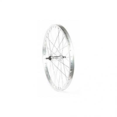 BIKE ORIGINAL Roue avant 20' &eacute;crou -  - Axe 36T - Moyeu alu - 406 x 21 C 21 mm