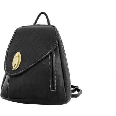 KATANA Sac &agrave; dos  cuir de Vachette K 322016 - Noir - Cuir - Femme