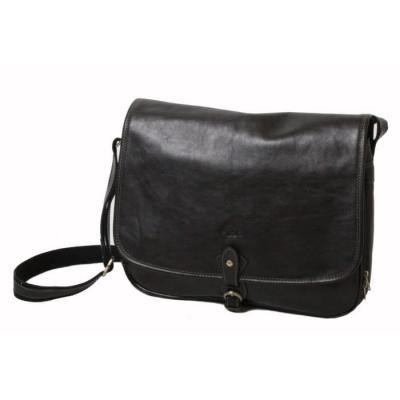 KATANA Sac bandouli&egrave;re  Besace En Cuir De Vachette Gras K32599
