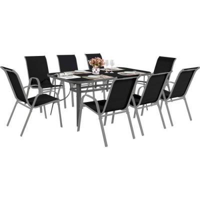 HABITAT ET JARDIN  Salon de jardin Cordoba + Tropic 8 personnes