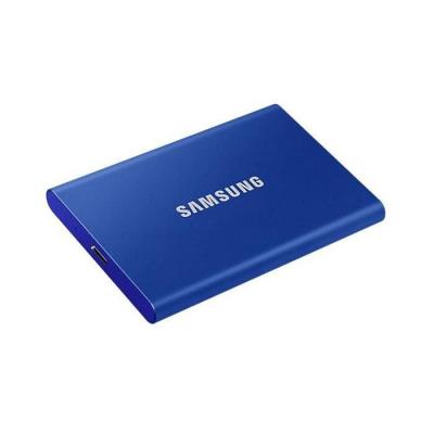 SAMSUNG Disque dur externe  Electronics T7 - Bleu - USB 3.0 - M&eacute;moire flash 