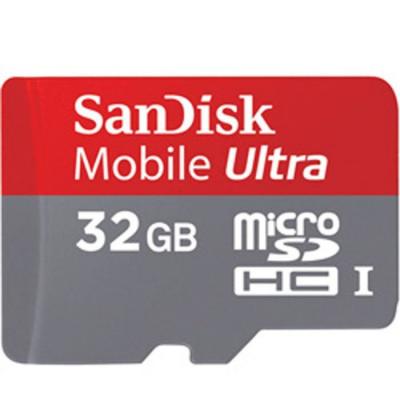 SANDISK  microSD 32 Go Ultra + adaptateur SD