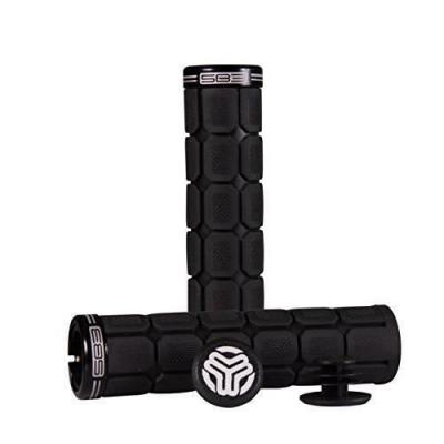 SB3   Bigone Set de 2 poign&eacute;es de v&eacute;lo Mixte Adulte, Noir - SBGRBIG_Noir