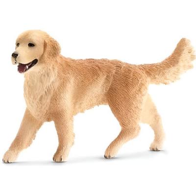 SCHLEICH Figurine 16395 - Animal de la ferme - Golden Retriever, femelle