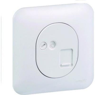 SCHNEIDER ELECTRIC  Prise RJ45 pour t&eacute;l&eacute;phone et informatique Ovalis