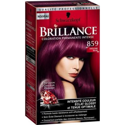 SCHWARZKOPF  Coloration Permanente Brillance - Violine Soie 859