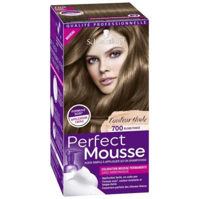 SCHWARZKOPF  Coloration Permanente Perfect Mousse - Blond Fonc&eacute; 700