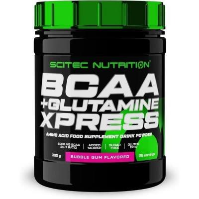 SCITEC NUTRITION  BCAA+Glutamine Xpress 300g Citron vert - BCAA