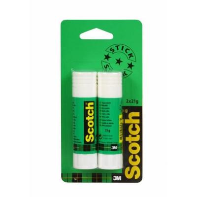 SCOTCH  - Colle b&acirc;ton stick &eacute;conomique 21g blanc - Lot de 2