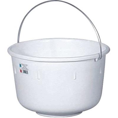ALUMINIUM ET PLASTIQUE ALUMINIUM ET PLASTIQ Seau Bas 15l d35 Blanc Alimentaire