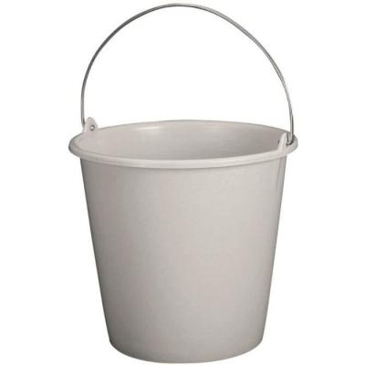 ALUMINIUM ET PLASTIQUE  seau 10l*gris mouchete*rivaton*s10