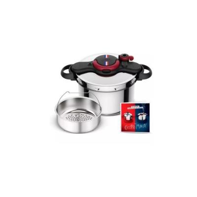 SEB Autocuiseur a la francaise 7.5L noir/rouge 