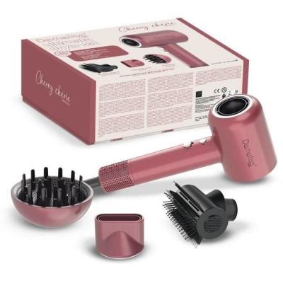 DEMELISS Seche Cheveu ULTIMATE DRYER SET Diffuseur magn&eacute;tique 1600 W Cherry Ch&eacute;rie