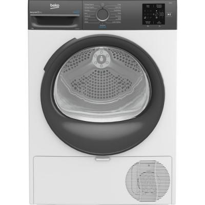 BEKO D3H28D93S B300 S&egrave;che-linge pompe &agrave; chaleur 8 kg Blanc L60cm Classe D