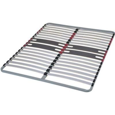 SEDAC OPTIZONES cadre a lattes 160x200 - 2places - Gris