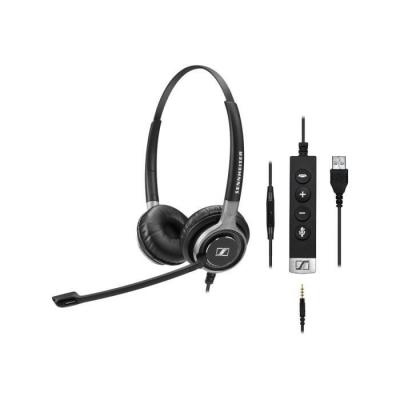 EPOS  IMPACT SC 665 USB - Micro-casque - sur-oreille - filaire - USB, jack 3,5mm - noir, argent